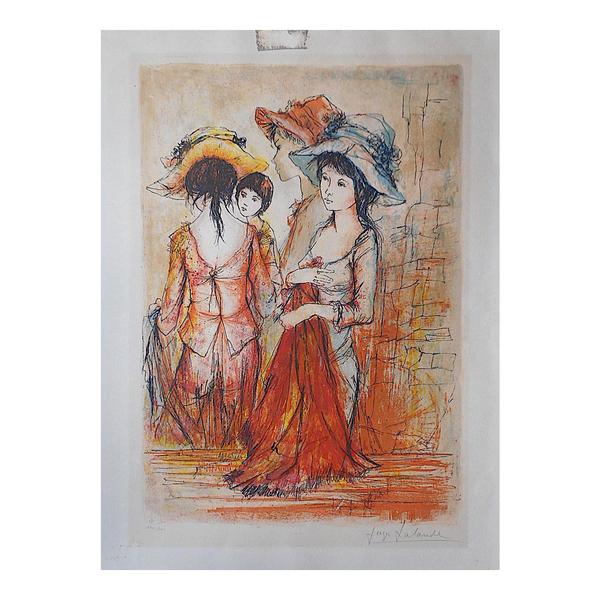 Vintage Signed/Numbered Ltd. Rd. LithographJacques Lalande Chairish