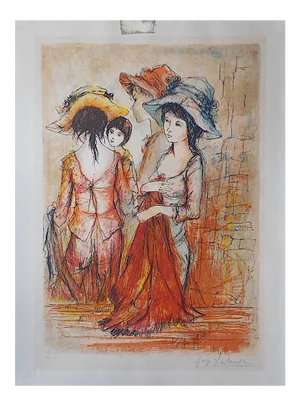 Vintage Signed/Numbered Ltd. Rd. Lithograph-Jacques Lalande