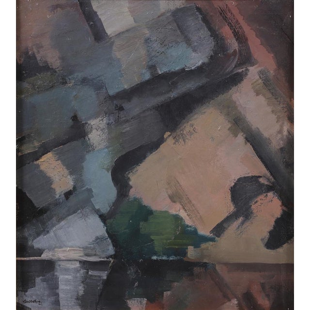 Sixten Lundbohm, Composition, 1950s, Oil on Canvas, Framed For Sale - Image 11 of 17