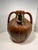 French 19th Century Antique French Orange Glaze Terracotta Pottery Mélard Walnut Oil Jug For Sale - Image 3 of 9