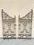 Antique Spanish Renaissance Scrolling Wrought Iron 57 X 47 Garden Entry Gate Set For Sale - Image 4 of 18