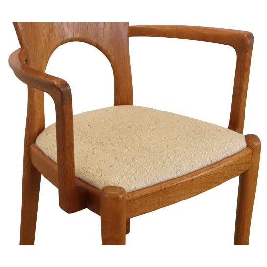 Danish Dining Room Chair with Backrest For Sale - Image 4 of 15