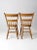 Antique Plank Seat Chairs Pair For Sale - Image 4 of 10