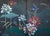 Wood 1970s Chinoiserie Painted Silk Screen "Hummingbirds and Lotus" For Sale - Image 7 of 18