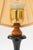 1950s Wood Table Lamp with Fabric Shade, Vienna, Austria, 1950s For Sale - Image 5 of 9