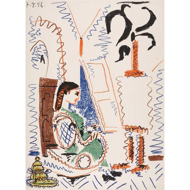 Pablo Picasso, L'atelier de Cannes (The Cannes Studio), 1956, Lithograph For Sale