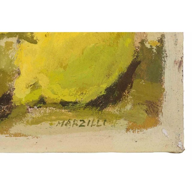 Franco Marzilli, Still Life, Oil Painting, 1970s For Sale - Image 4 of 6
