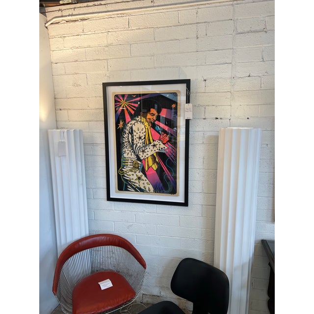 Newly Lacquered Vintage Art Deco Torchiere Column Floor Lamps - a Pair For Sale - Image 4 of 6