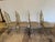 Mid-Century Modern Brass Dining Chairs - Set of 4 For Sale - Image 12 of 15