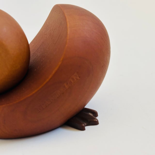 Mid 20th Century MCM Senshukai Wood Royal Pet - Mandarin Duck For Sale - Image 5 of 8