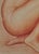 Copper Lucien Gibert, Her Flaming Locks of Auburn Hair, Nude, 1930s, Chalk on Paper For Sale - Image 8 of 18