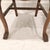 Wood Antique Quarter Sawn Oak Side Chairs With Hand Carved Motif on Each Side and Nailhead Stud Surround Tapestry Seat and Claw Feet For Sale - Image 7 of 18