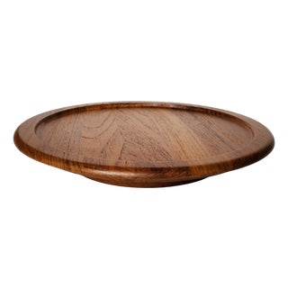 Danish Teak Rotating Serving Platter from Digsmed, 1960s For Sale