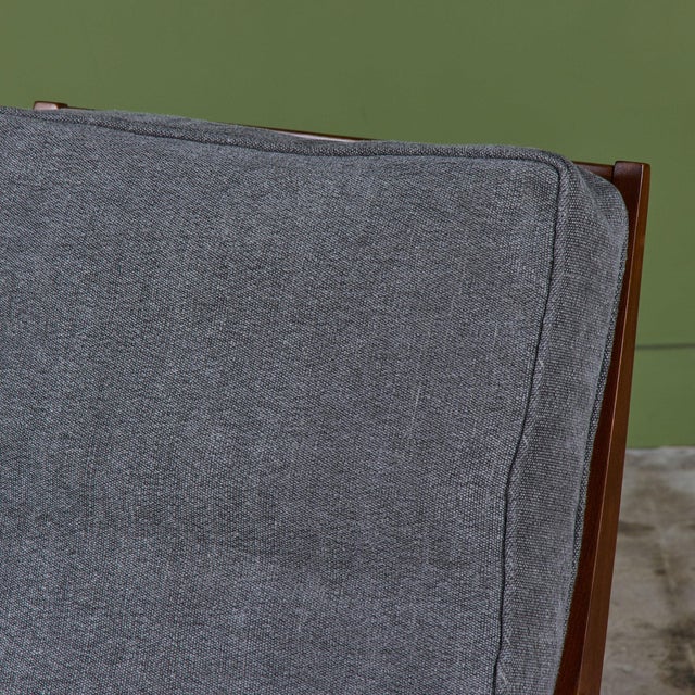 High-Back Lounge Chair by Dan Johnson for Selig For Sale - Image 10 of 17
