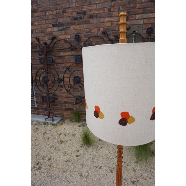 Mid-Century Scandinavian Pine Floor Lamp by Temde, 1960s For Sale - Image 4 of 18