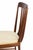 Wood Vintage Italian Chairs in Mahogany Wood and Leather, 1950s, Set of 6 For Sale - Image 7 of 8