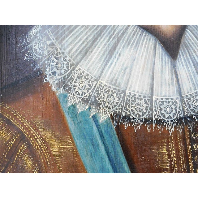 English 17th Century Portrait of George Villiers, Duke of Buckingham (1592-1628) Likely Done in His Lifetime, Painted by a Follower of Gerrit Van Honthorst For Sale - Image 3 of 4