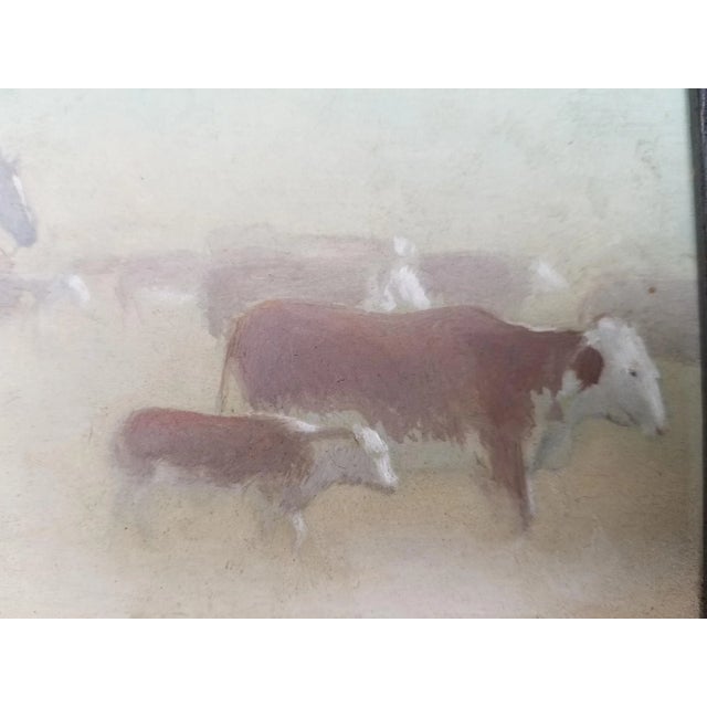 Original Cowboy Painting by Robert L. Foster For Sale - Image 4 of 8