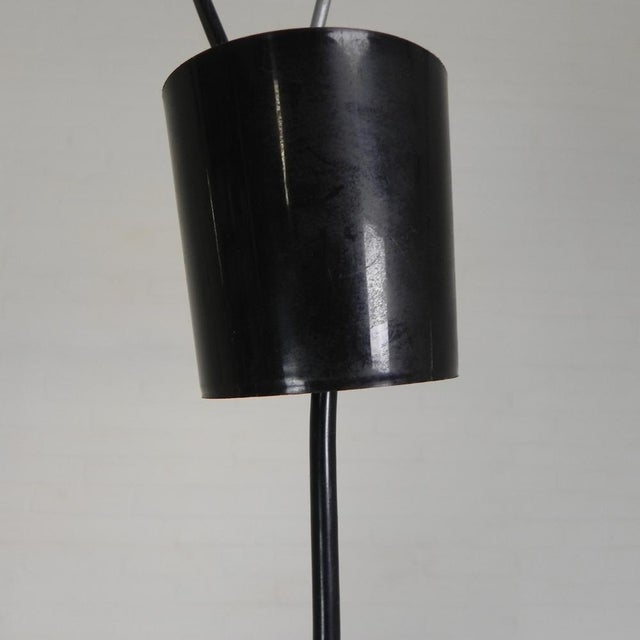 Vintage Pendant Lamp with Chrome Cylinder and Glass Globe, 1960s For Sale - Image 12 of 13