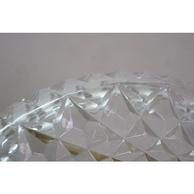 Vintage Modern Waterford Lismore Crystal Round Vanity Trinket Dish Coaster Starburst For Sale - Image 14 of 16