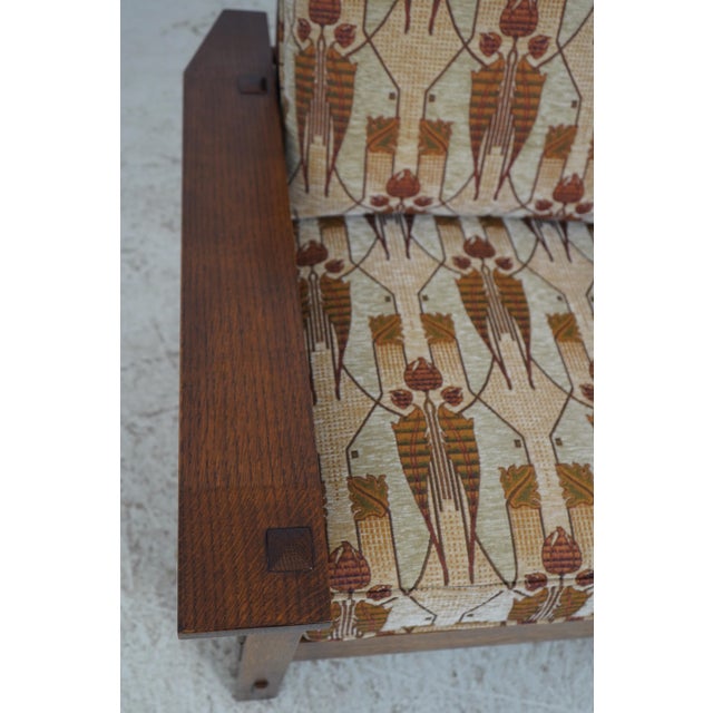 Brown Stickley Mission Oak Reclining Morris Chair For Sale - Image 8 of 18
