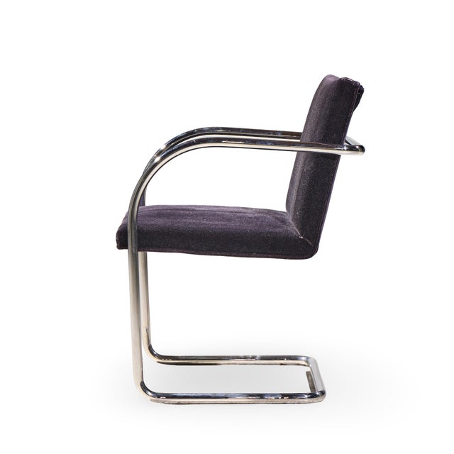 Brueton Brno Mid Century Chrome Dining Chairs - Set of 8 For Sale - Image 9 of 10