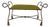 Italian Mid-Century Hollywood Regency Gilt Iron Rope & Tassel Bench, Circa 1950s–60s For Sale