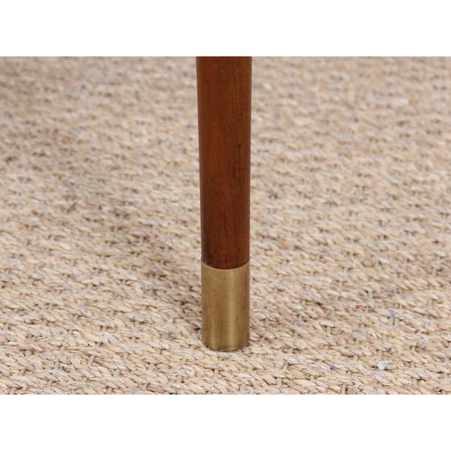 Large Mid-Century Modern Coffee Table in Walnut attributed to Ole Wanscher, 1950s For Sale - Image 8 of 10