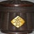 Vintage Woven Texture Tea Caddy | Chinese Tea Jar With Gilt Character | Chinoiserie Decor For Sale In Los Angeles - Image 6 of 9