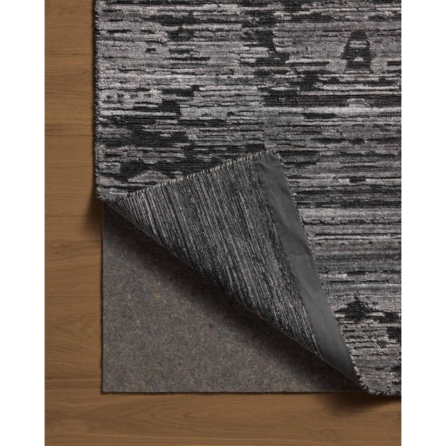 2020s Jean Stoffer x Loloi Daniel Charcoal 2'-6" x 8'-6" Runner Rug For Sale - Image 5 of 5
