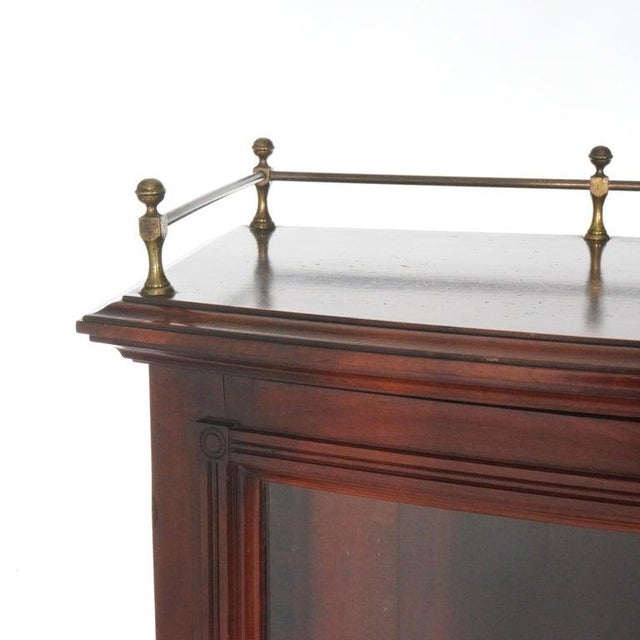 Rj Horner Mahogany Bow Front Bookcase Circa 1890 For Sale - Image 14 of 18