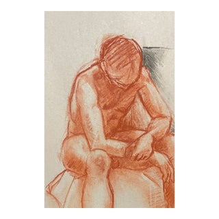 1980s Neil Meitzler Nude Figure Drawing For Sale