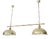 Large Vintage Pendant Light in Brass from Honsel, 1960s For Sale