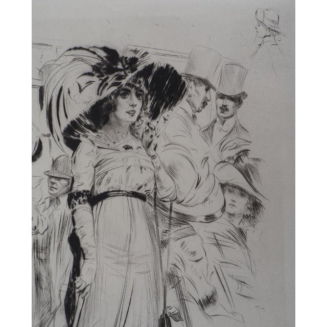 Alméry Lobel-Riche, Elegant Woman, Original Engraving For Sale - Image 4 of 7