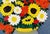 Folk Art Colorful Floral Still Life Impasto Painting on Canvas — Signed “Kel” For Sale - Image 3 of 4