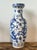 Ceramic Vintage Asian Blue and Whits Dragon Vase For Sale - Image 7 of 12