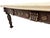 Early 20th Century Neoclassical Revival Carved Wood & Marble-Top Library Table on Casters For Sale - Image 9 of 18