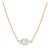 Rainbow Moonstone Heart Necklace | Dainty Gemstone Neckalce | June Birthstone Jewelry For Sale