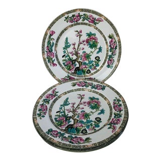 Vintage Imperial Semi Porcelain Myott & Son Co. England Plates- Set of 4 For Sale