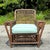 Palecek Vintage Coastal Palecek President’s Stick Rattan Lounge Chair For Sale - Image 4 of 9