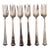 Tiffany "Windham" Sterling Silver Salad/Dessert Forks, 6 Pieces For Sale