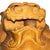 Mid 20th Century Chinese Export Carved Wood Guardian Foo Dog Statue, Pair For Sale - Image 13 of 14