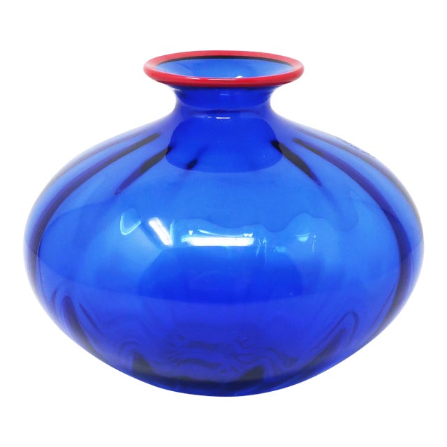 Venini Murano Glass Vase For Sale