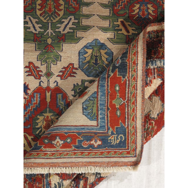 Antique Caucasian Sumak Rug 4'8" X 7'0" For Sale In Washington DC - Image 6 of 6