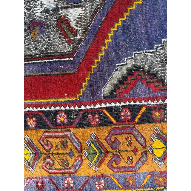 Vintage Turkish Distressed Rug, 1930s For Sale - Image 14 of 18