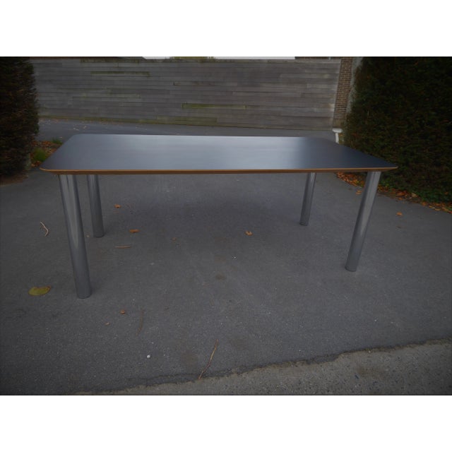 Glass Large Dutch Dining Table from Pastoe, 1980s For Sale - Image 7 of 7