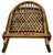 Wood Vintage Tubbs Vermont Made "Snow Shoe" Style Stream Bent Ash Wood & Hand Woven Hide Canoe & Camping Folding Chair For Sale - Image 7 of 18