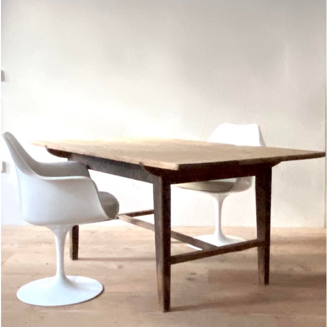 Early 19th Century Painted Pine Dining Table, Sweden, 1810s For Sale - Image 5 of 7