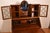 Wood 1900s Antique English Edwardian Mahogany & Satinwood Inlay Secretary Desk Writing Desk For Sale - Image 7 of 18