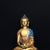 Metal Late 19th Century Polychrome Bronze Shakyamuni Buddha Statue, 660g For Sale - Image 7 of 9